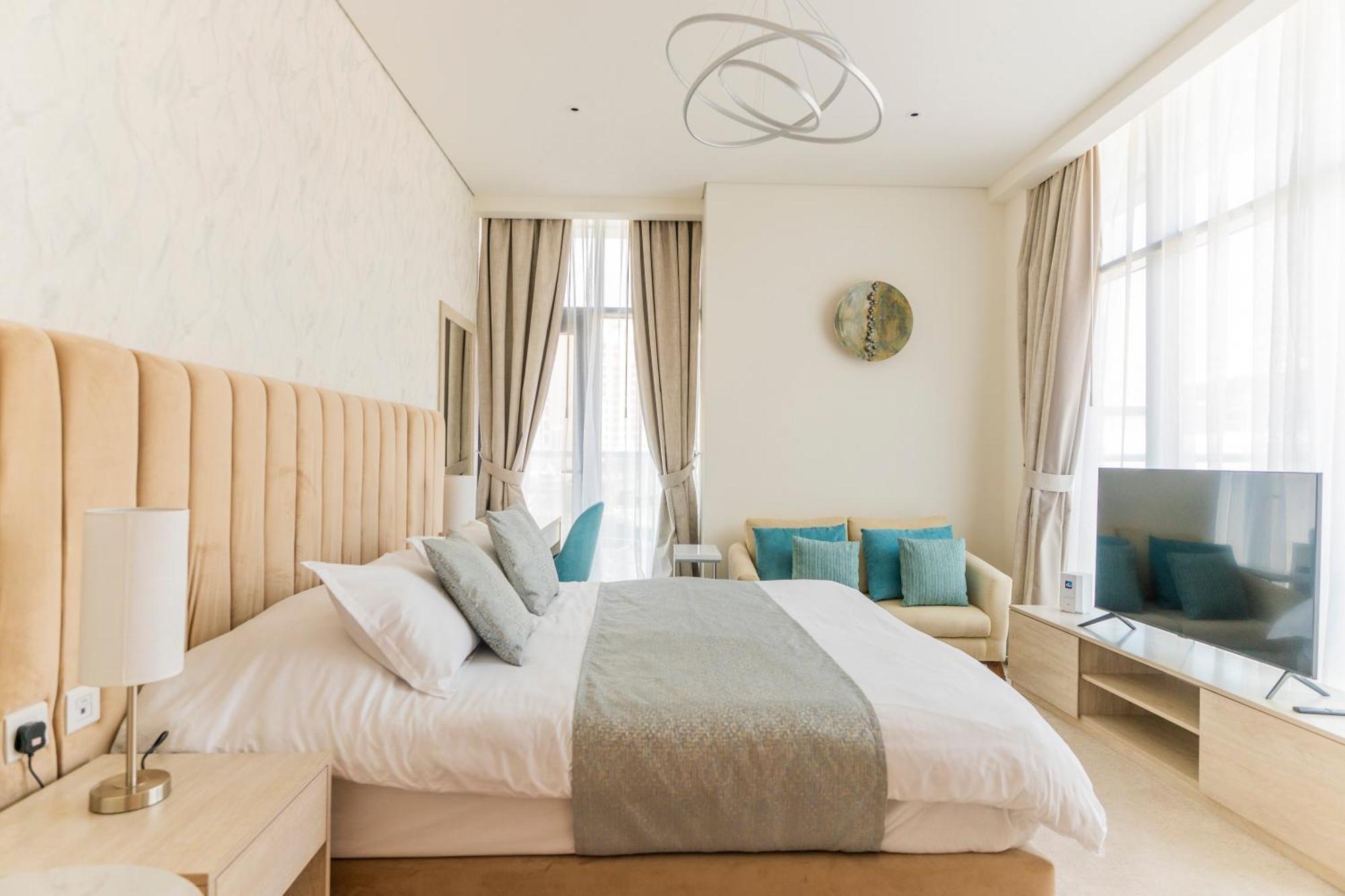 Studio With Private Beach Access At Palm Jumeirah Dubaj Zewnętrze zdjęcie
