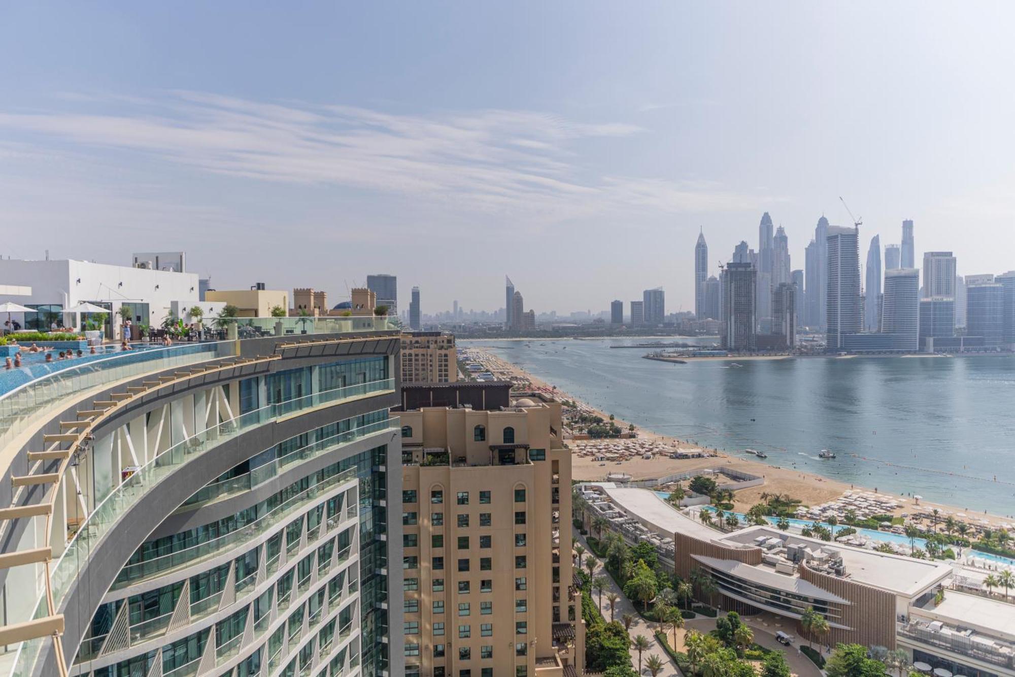 Studio With Private Beach Access At Palm Jumeirah Dubaj Zewnętrze zdjęcie