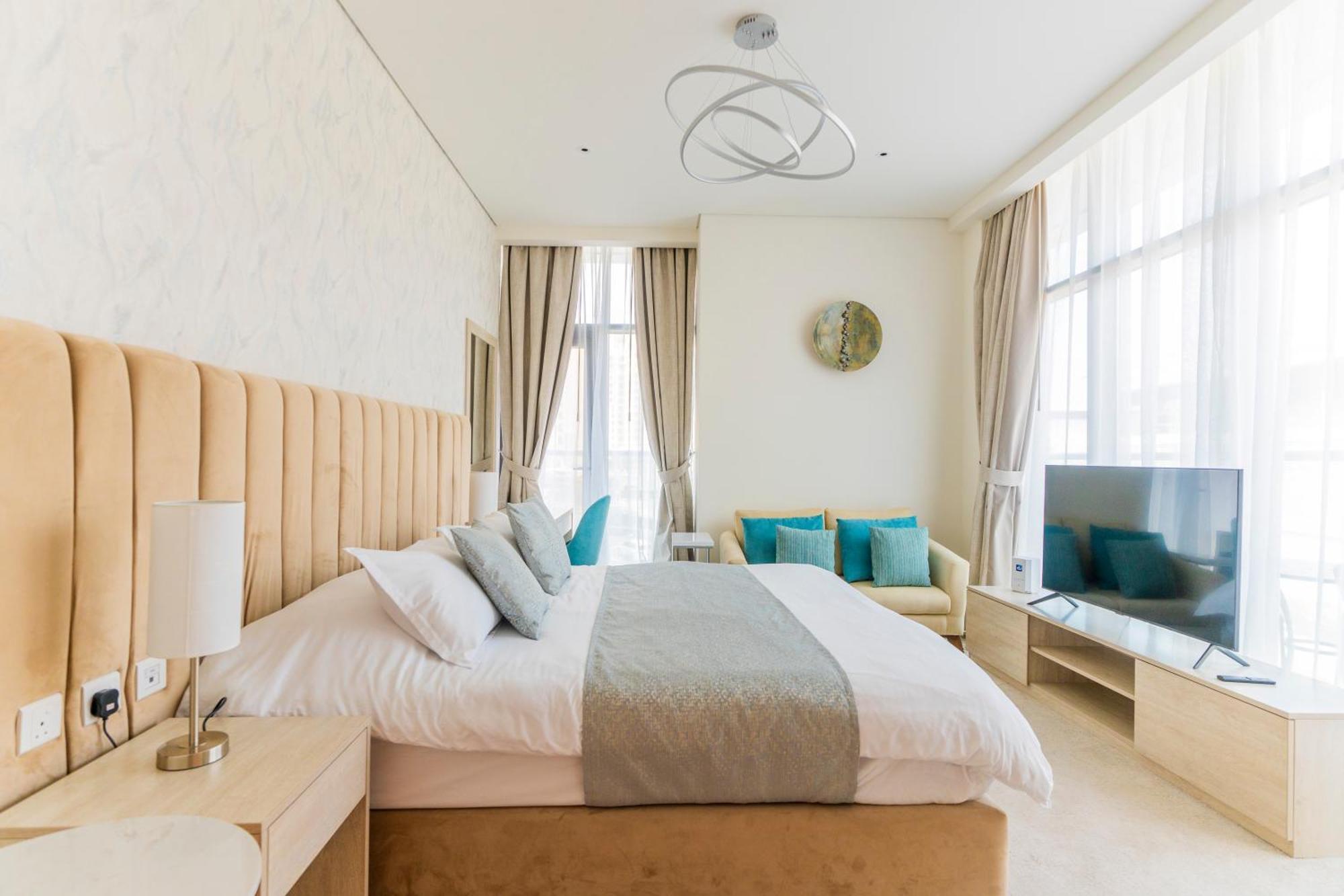 Studio With Private Beach Access At Palm Jumeirah Dubaj Zewnętrze zdjęcie