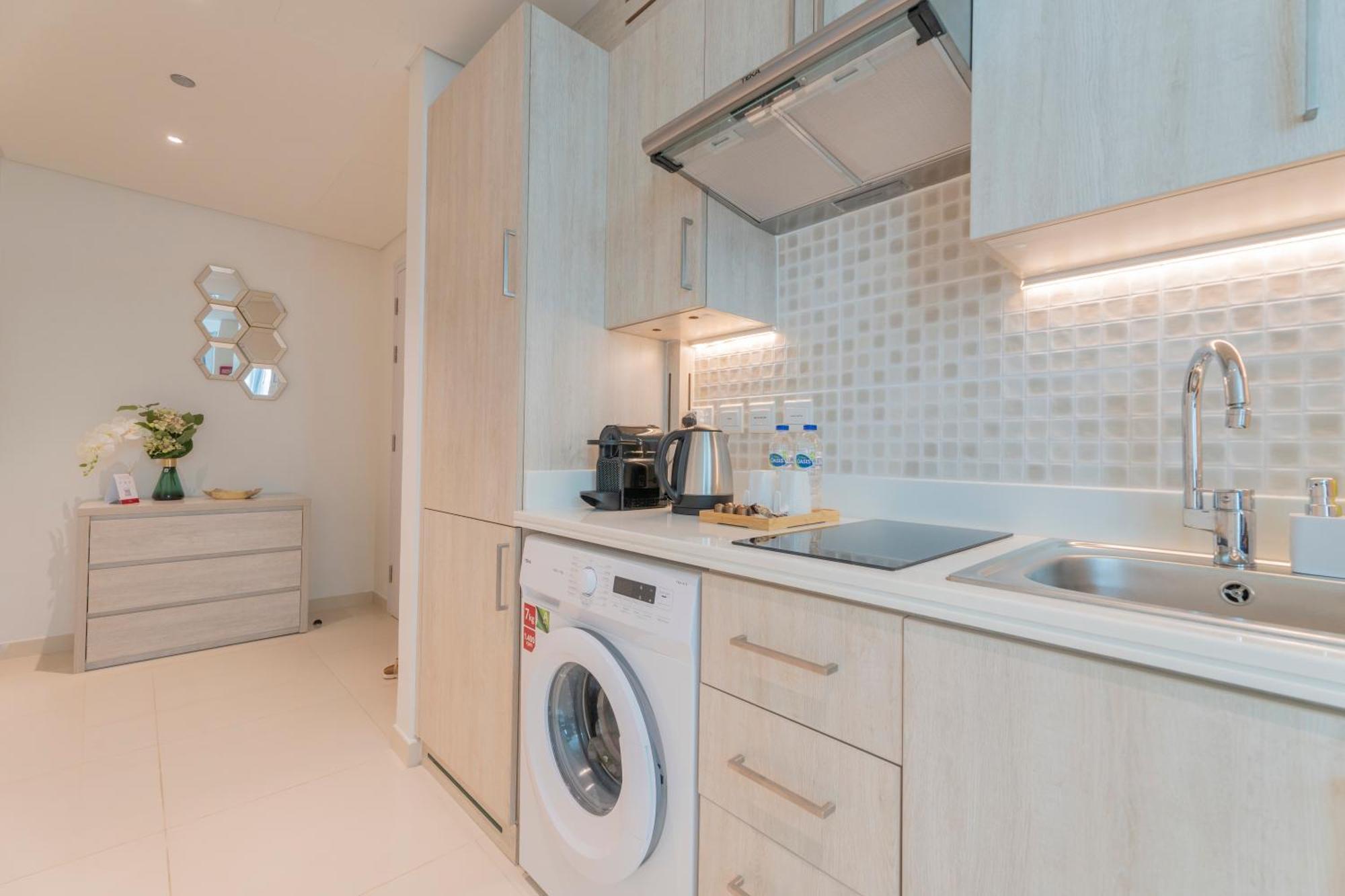 Studio With Private Beach Access At Palm Jumeirah Dubaj Zewnętrze zdjęcie